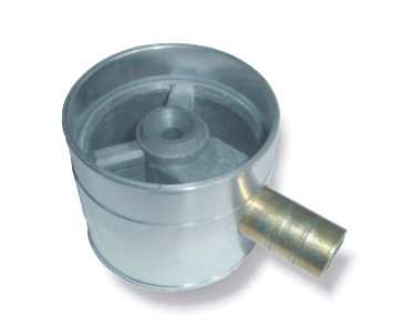 Mischer (Durchfluss) gummiummantelt d. 70mm