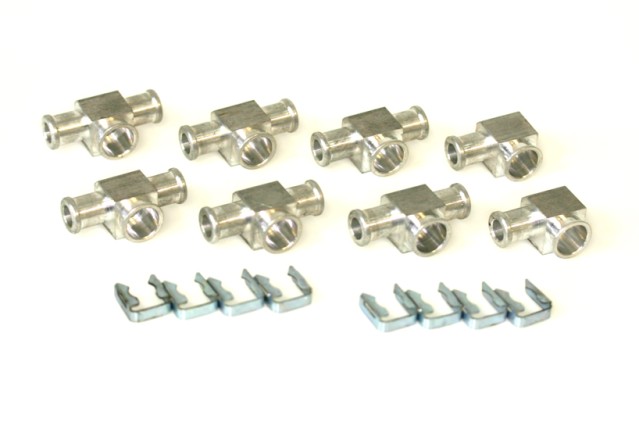 DREHMEISTER Injektorverbinder Set für Keihin Einzelinjektor (8 Zylinder)
