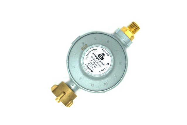 Cavagna Gasdruckregler 25-50mbar 11-stufig verstellbar