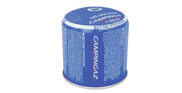 CAMPINGAZ Stechkartusche C206 GLS, gefüllt mit 194 g Gas für alle Campingaz Geräte mit Stechkartuschenanschluss