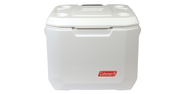 COLEMAN 47 Liter Xtreme® Kühlbox Serie MARINE mit Rädern, Teleskopgriff, UV Schutz. Antimikrobieller Innenraum Kühlleistung bis 5 Tage
