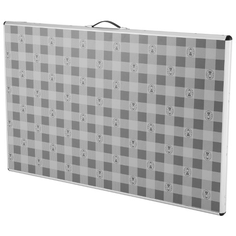 COLEMAN Faltbarer, rechteckiger Campingtisch (BxTxH): 120 x 80 x 70 cm aus Aluminium mit antimikrobieller Tischplatte und Tragegriff