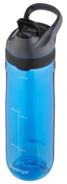 Contigo Autoseal Cortland Trinkflasche, Wasserflasche 720ml (Monaco Grey)