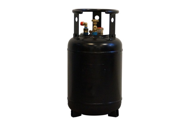 CAMPKO cilindro de gas recargable de 30 L con 4 válvulas de punto