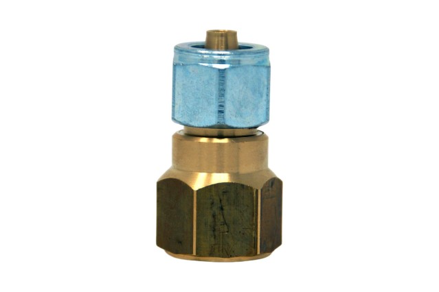 Conector 3/4" UNF -> 8 mm manguera termoplástica