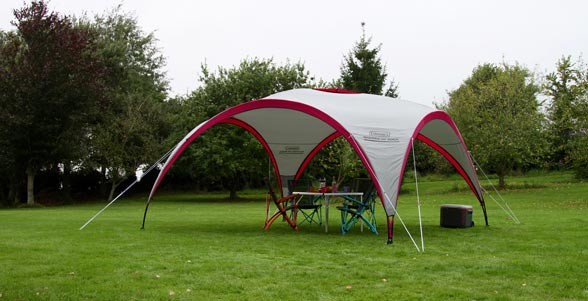COLEMAN Coleman Festival Shelter SHADES OF ROCK, 450 x 450 cm. Idealer  Sonnenschutz für Festivals, Camping oder Garten