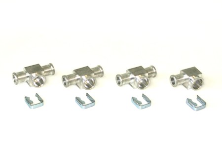 DREHMEISTER injector connector set for Keihin single injectors (4 cylinders)