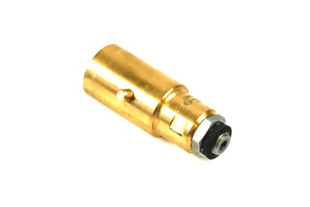 Bajonett adattatore serbatoio 12 mm con filtro, 80 mm - ottone