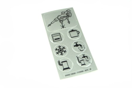 GOK sticker set for manifold