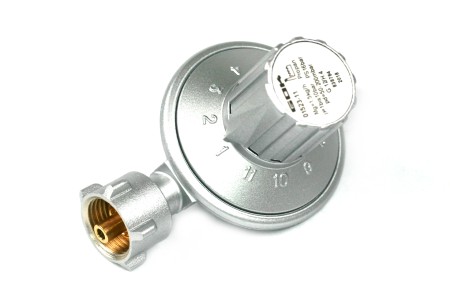 GOK Gasdruckregler 50-200mbar verstellbar 11 stufig 1,5kg/h