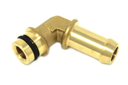 BRC gas connection 12 mm for Genius MB reducer - angled