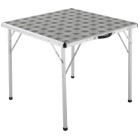 COLEMAN Table de camping carrée pliable (LxPxH) : 80 x 80 x 70 cm en aluminium avec plateau antimicrobien et poignée de transport.