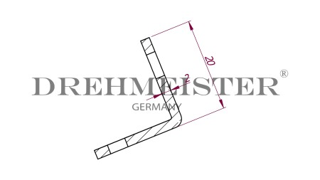 DREHMEISTER Edelstahl Metallhalterung für Minibetankung inkl. Befestigungsmaterial