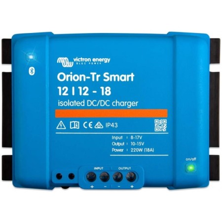 Victron Energy Orion-Tr Smart 12/12-18A (220W) DC DC Wandler, Ladegerät