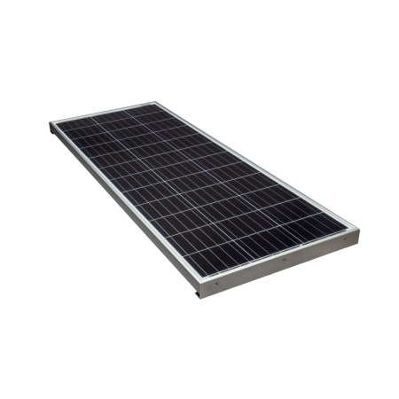 150W SLIM Monocristallin Solarmodul für Wohnmobile, Camper, Wohnwagen
