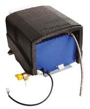 Calentador de agua Whale Rapid Heat 8 litros, funcionamiento a gas y eléctrico