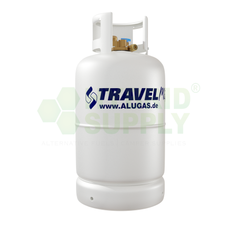 ALUGAS Travel Mate Gastankflasche 27,2 Liter mit 80% Multiventil (DE)