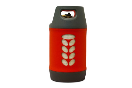 CAMPKO Komposit Gastankflasche 24,4 Liter mit 80% Multiventil [EXPORT]