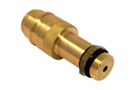 Euronozzle adaptador de boquilla de suministro 21,8 mm con filtro, 80 mm - latón