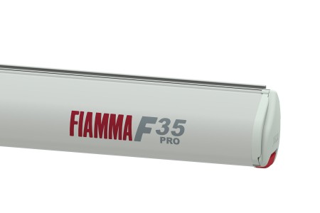 Fiamma F35 PRO Markise Wohnwagen, Camper Van - Gehäuse titanium, Tuchfarbe Royal Grey