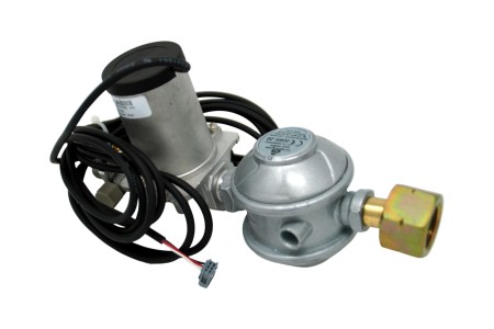 Gasdruckregler, Regleranlage 30 mbar 1,5kg/h mit Magnet- und Prüfventil G.5 -> 10mm
