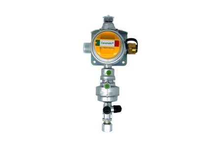 GOK Gasdruckregler Caramatic DriveTwo mit Crash-Sensor (CS) 1,5 kg/h - vertikale Einbauposition