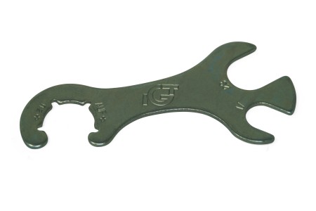 Schraubschlüssel für Gasregler G.12 W21,8 x 1/14 L.H. (KLF) , Stahl